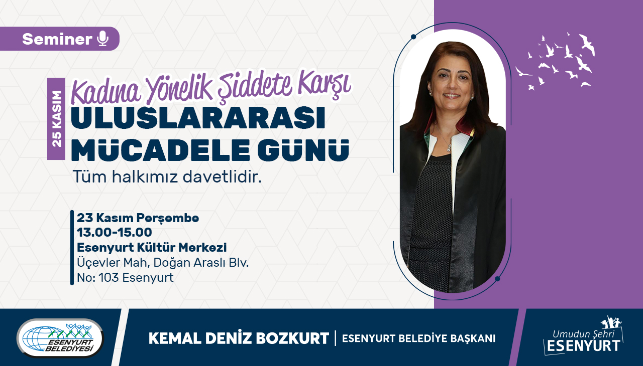 Kadına Yönelik Şiddete Karşı Uluslararası Mücadele Günü