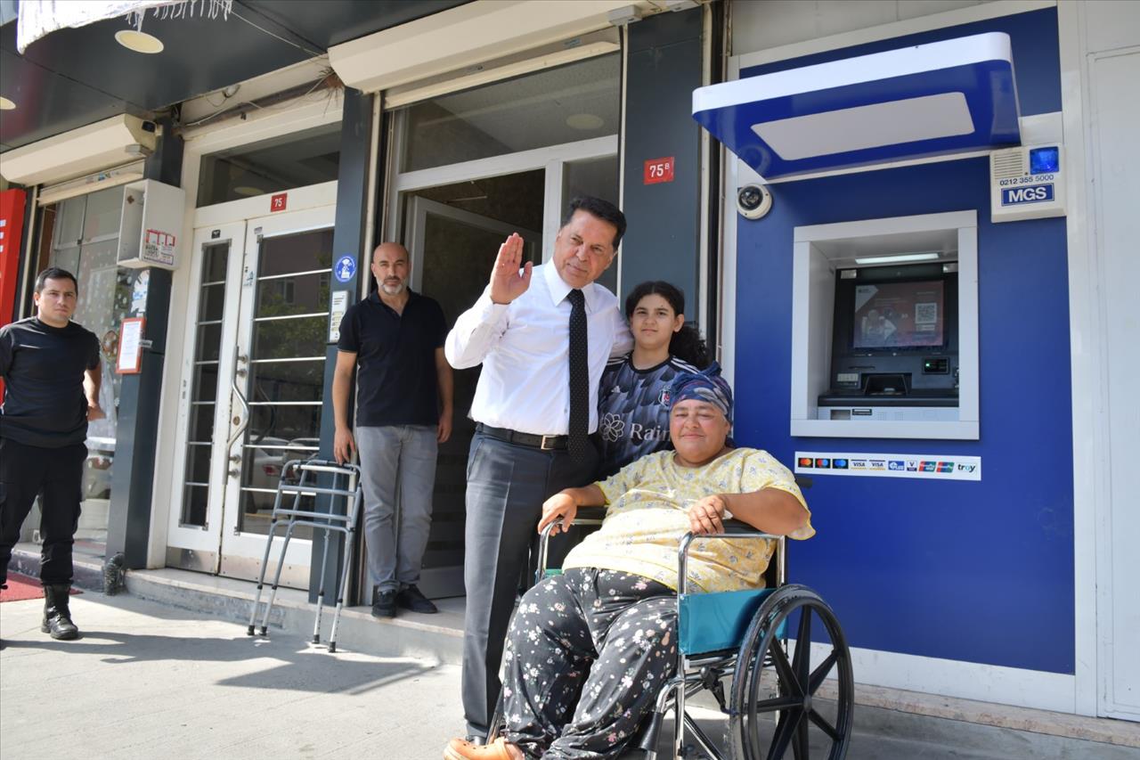 Başkan Özer, Engelli Vatandaşın Çağrısına Yanıt Verdi: “Kimsesizlerin Kimsesi Olacağız”