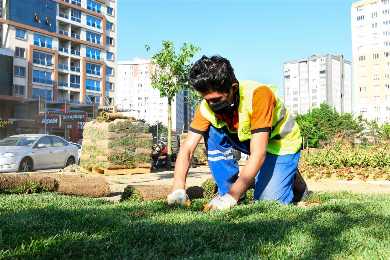 Esenyurt’ta Yeşillendirme Çalışmaları Devam Ediyor