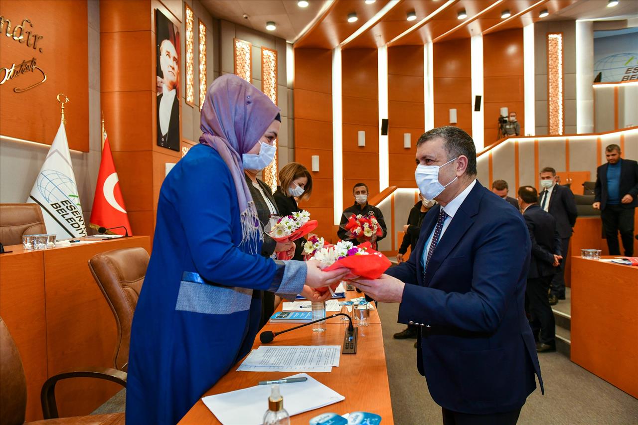 Başkan Bozkurt 8 Mart Dünya Emekçi Kadınlar Gününü Kutladı