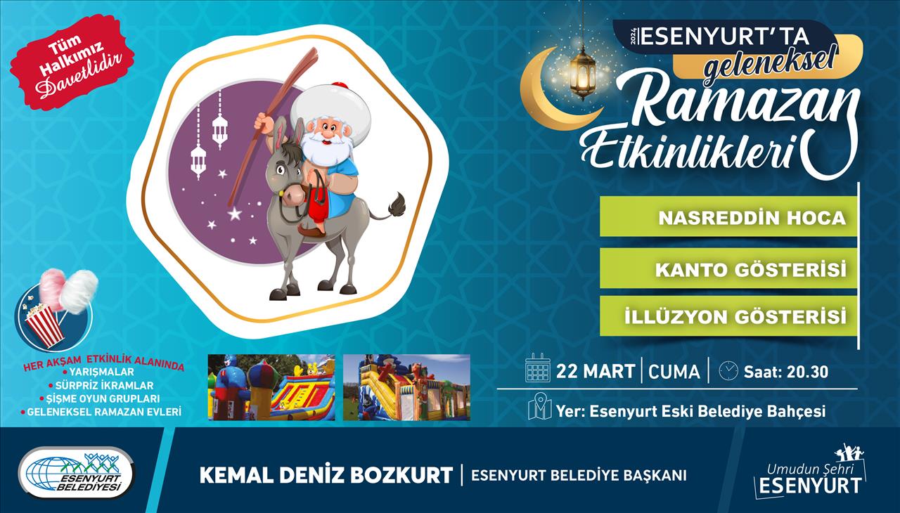 Esenyurt'ta Geleneksel Ramazan Etkinlikleri 22 Mart