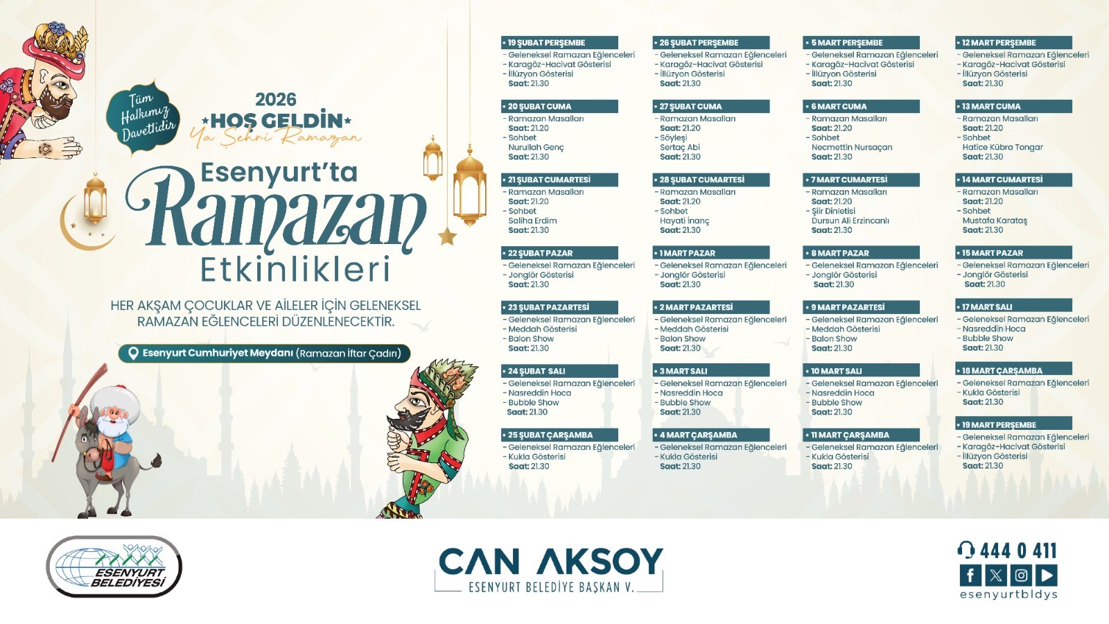 Esenyurt’ta Dolu Dolu Ramazan Ayı