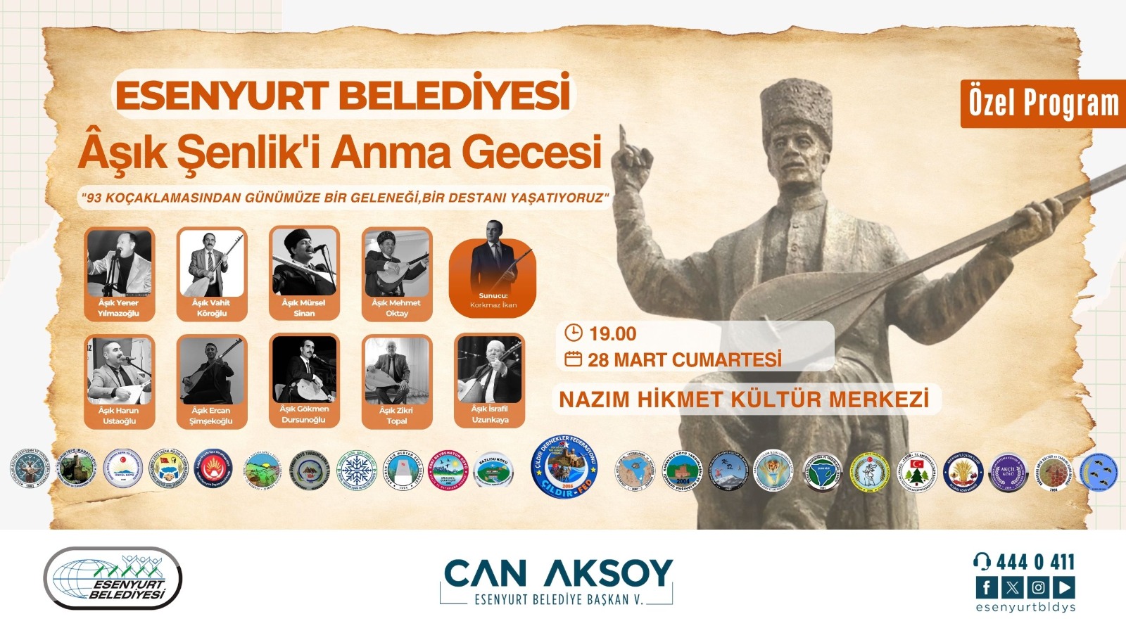Âşık Şenlik'i Anma Gecesi