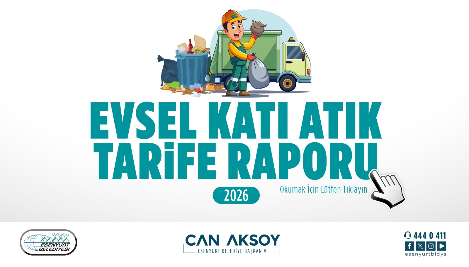 Evsel Katı Atık Tarifeleri Duyurusu