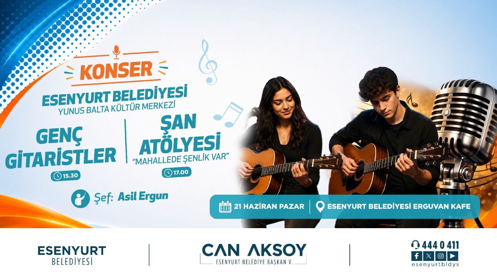 Genç Gitaristler ve Şan Atölyesi