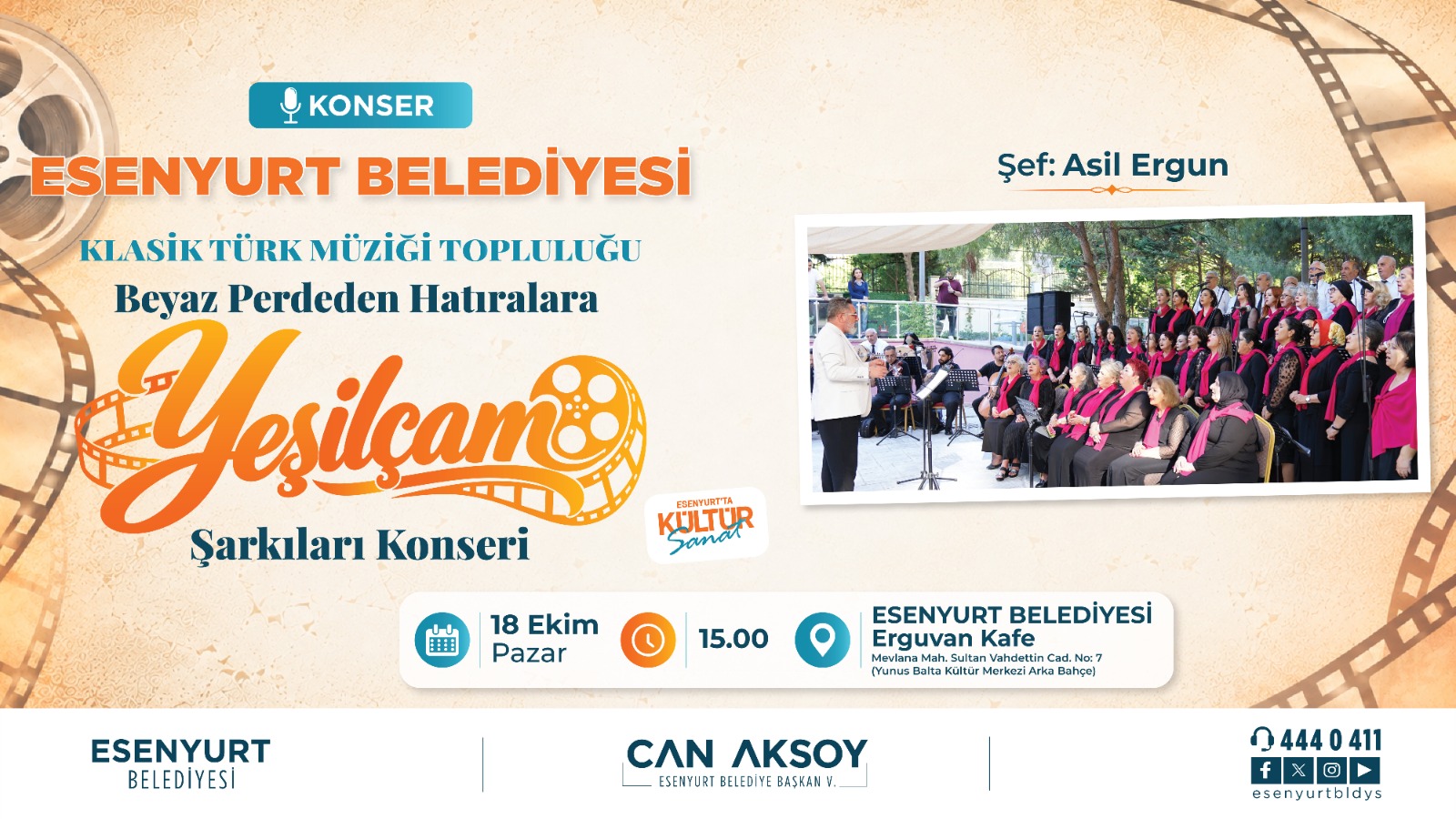BEYAZ PERDEDEN HATIRALARA YEŞİLÇAM ŞARKILARI KONSERİ