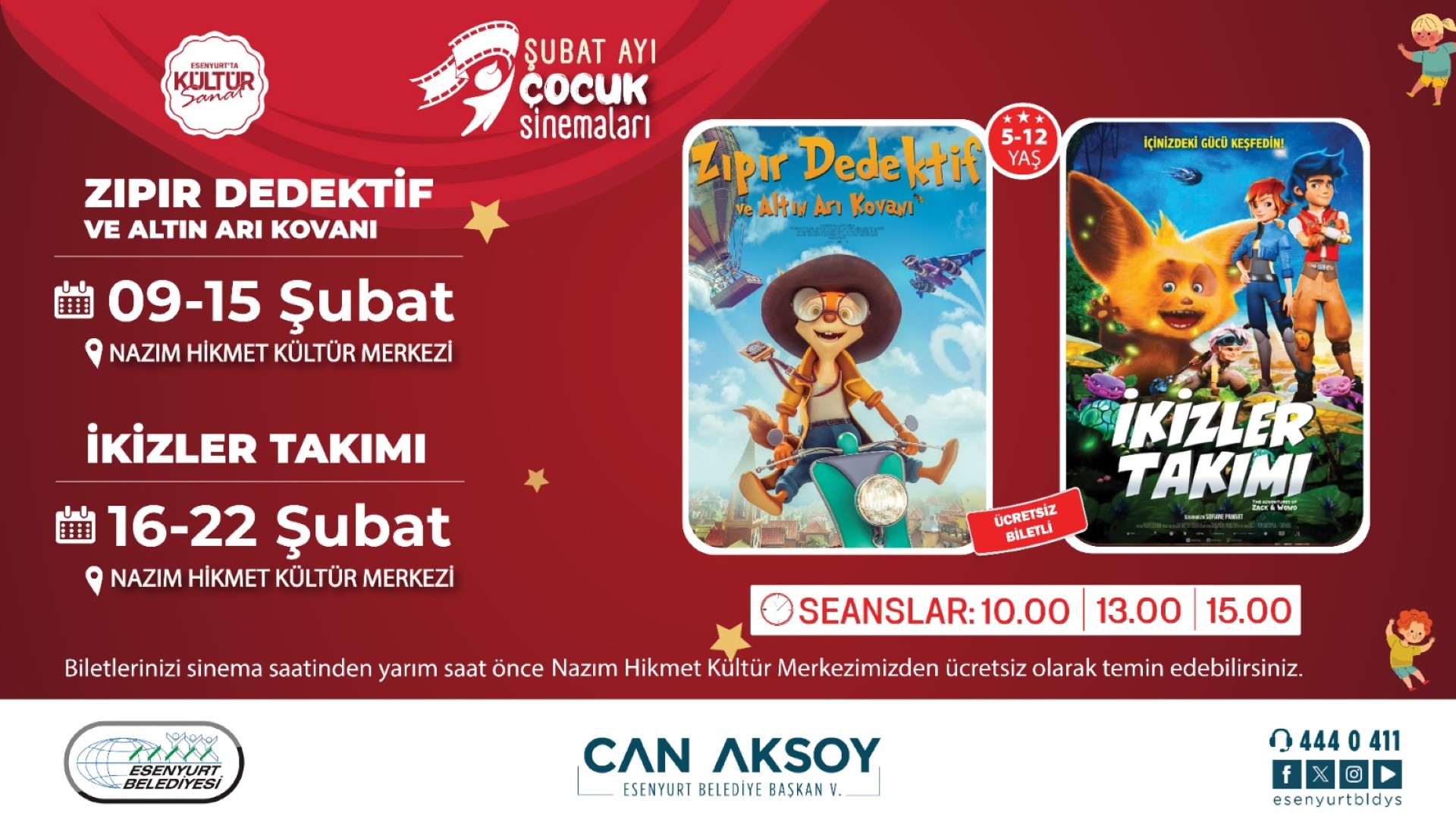 Şubat Ayı Çocuk Sinemaları